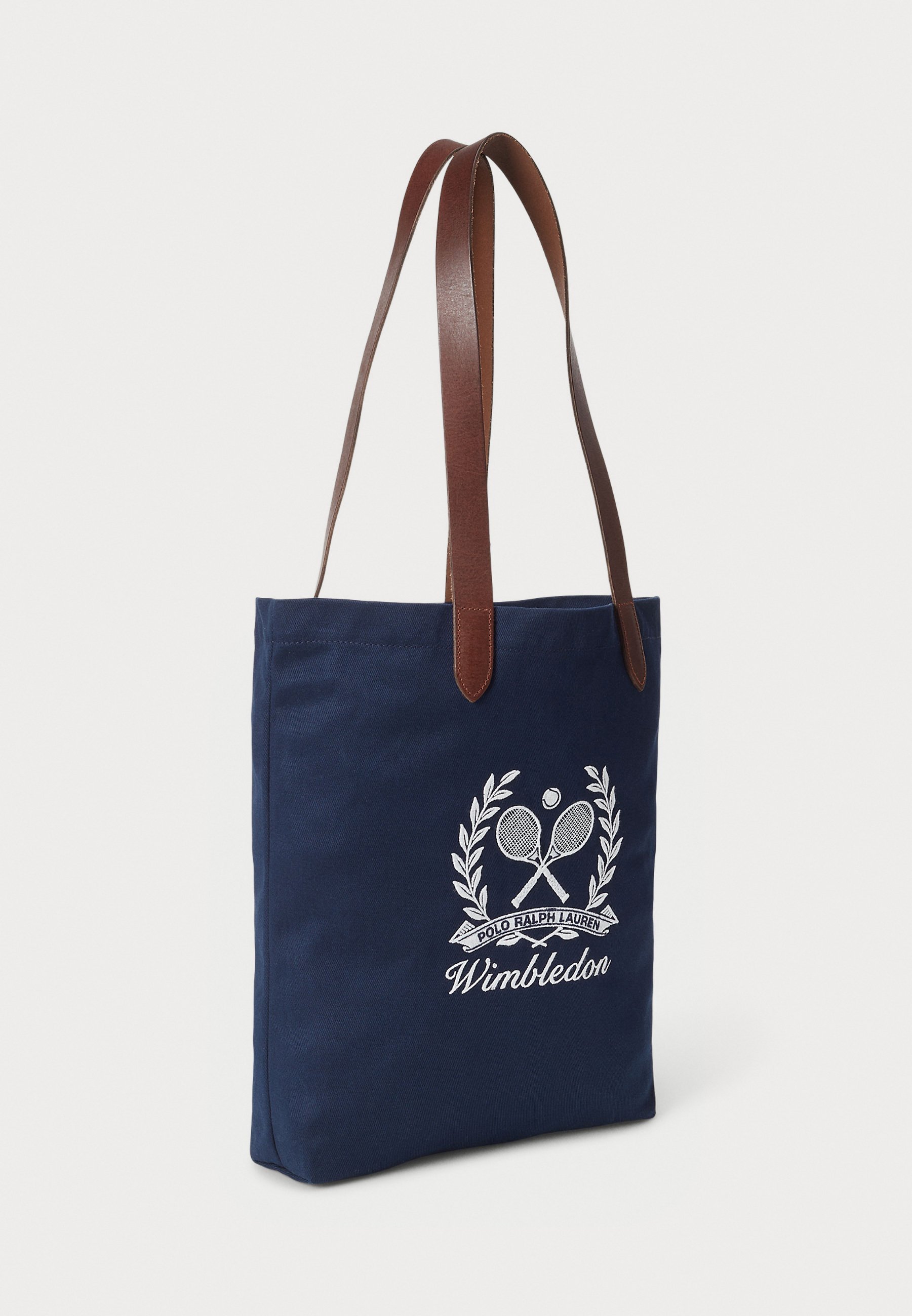 WIMBLEDON LOGO SHOPPER TOTE UNISEX - Taška přes rameno - black