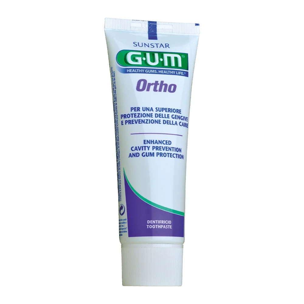 GUM Gum Ortho Gel tandpasta 75 ml Voorkomt tandbederf