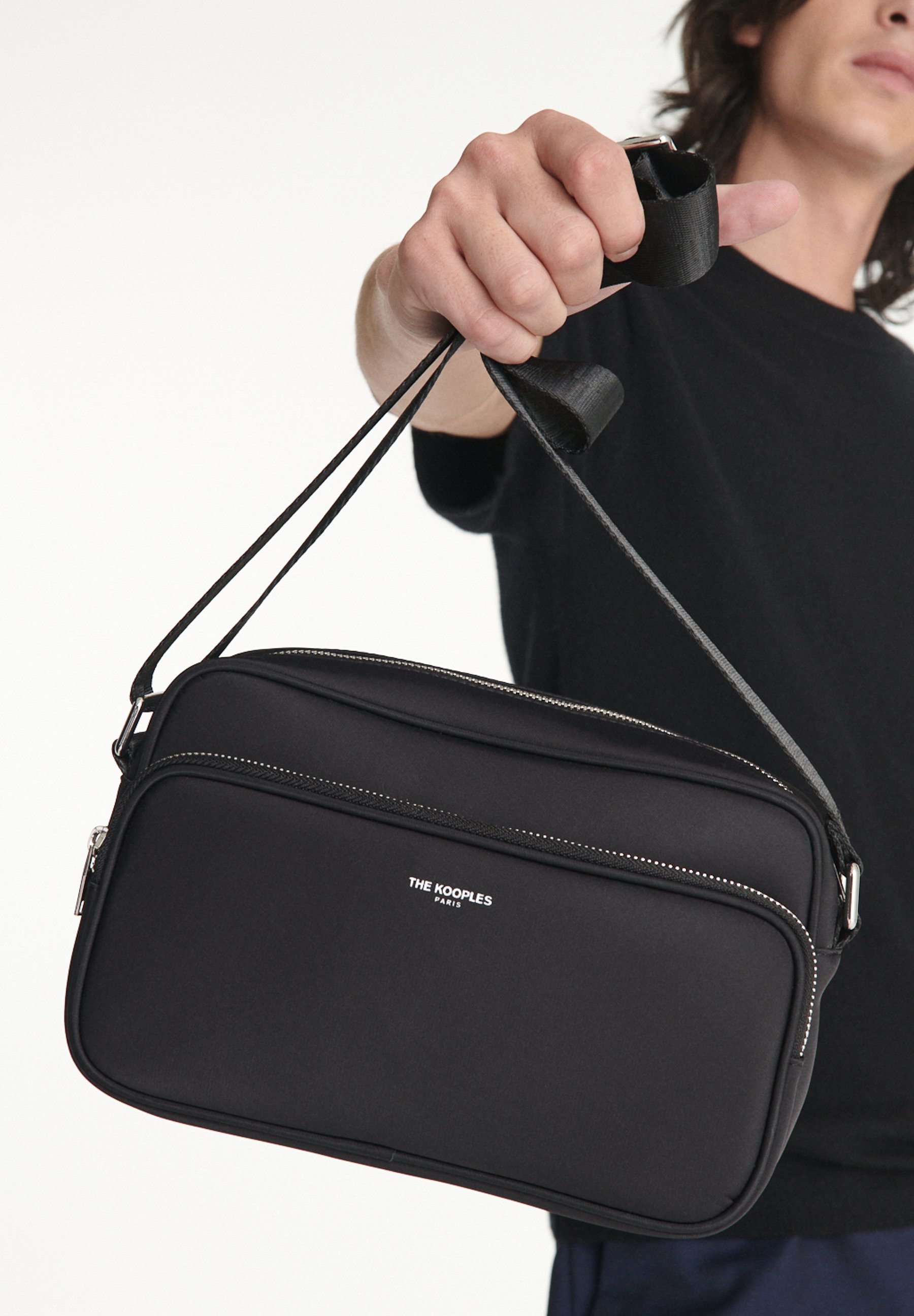 Sac bandoulière unisexe The Kooples SAC - noir