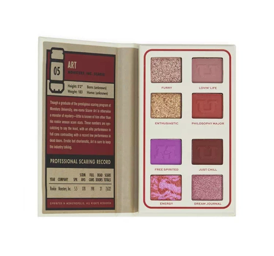 Makeup Revolution x Monsters University paleta cieni do powiek Art 4,4g