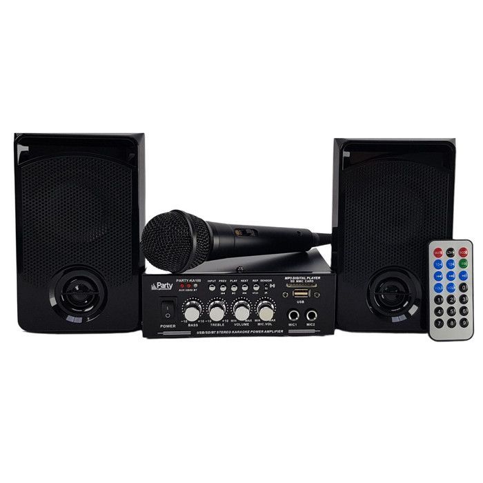 Karaoke Kit - PARTY-KA100 - Multi-Color RGB LED - USB - Bluetooth - For Children