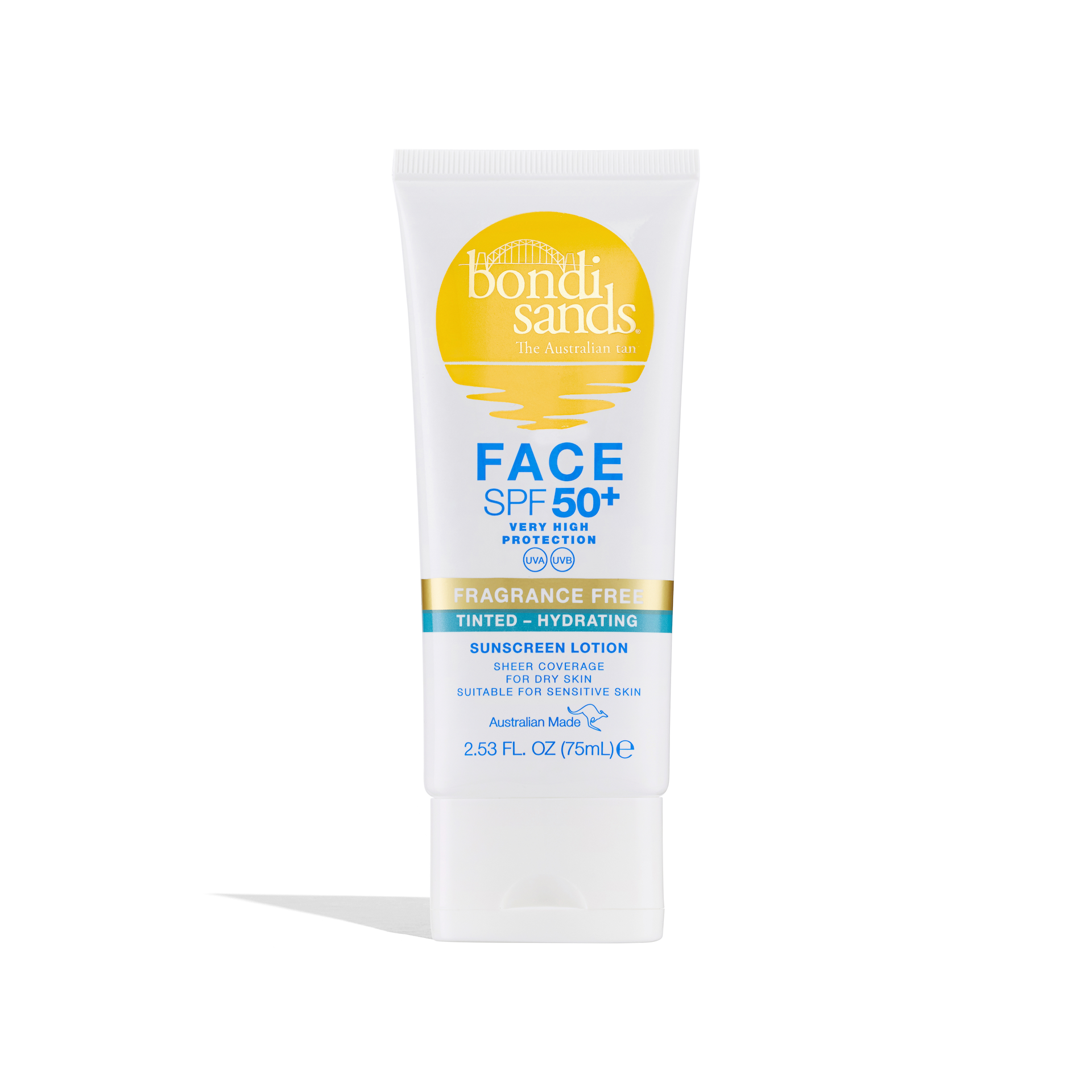 Loțiune hidratantă colorată pentru față SPF50+ 75 ml - Bondi Sands