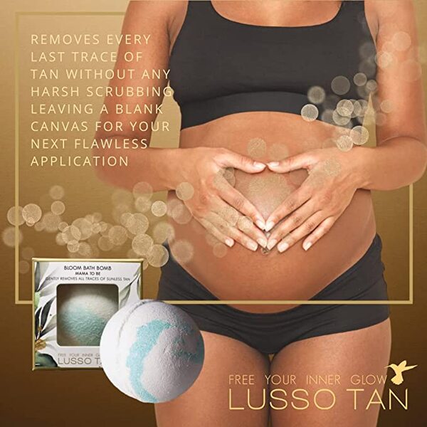 Lusso Tan Bloom Mama odstraňující koupelová bomba 179g