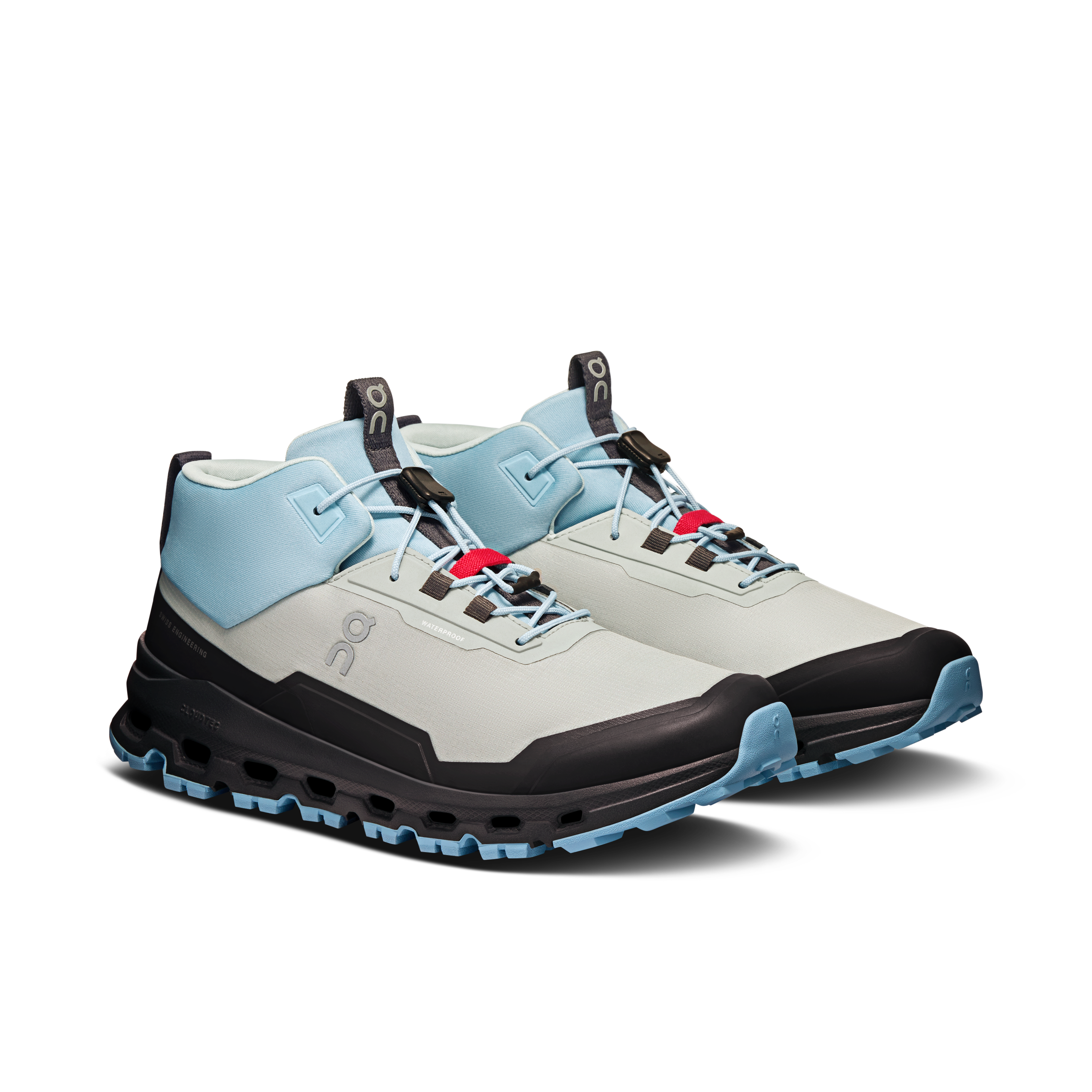 On Botas juveniles Cloudhero Mid impermeables Glaciar | Hierro