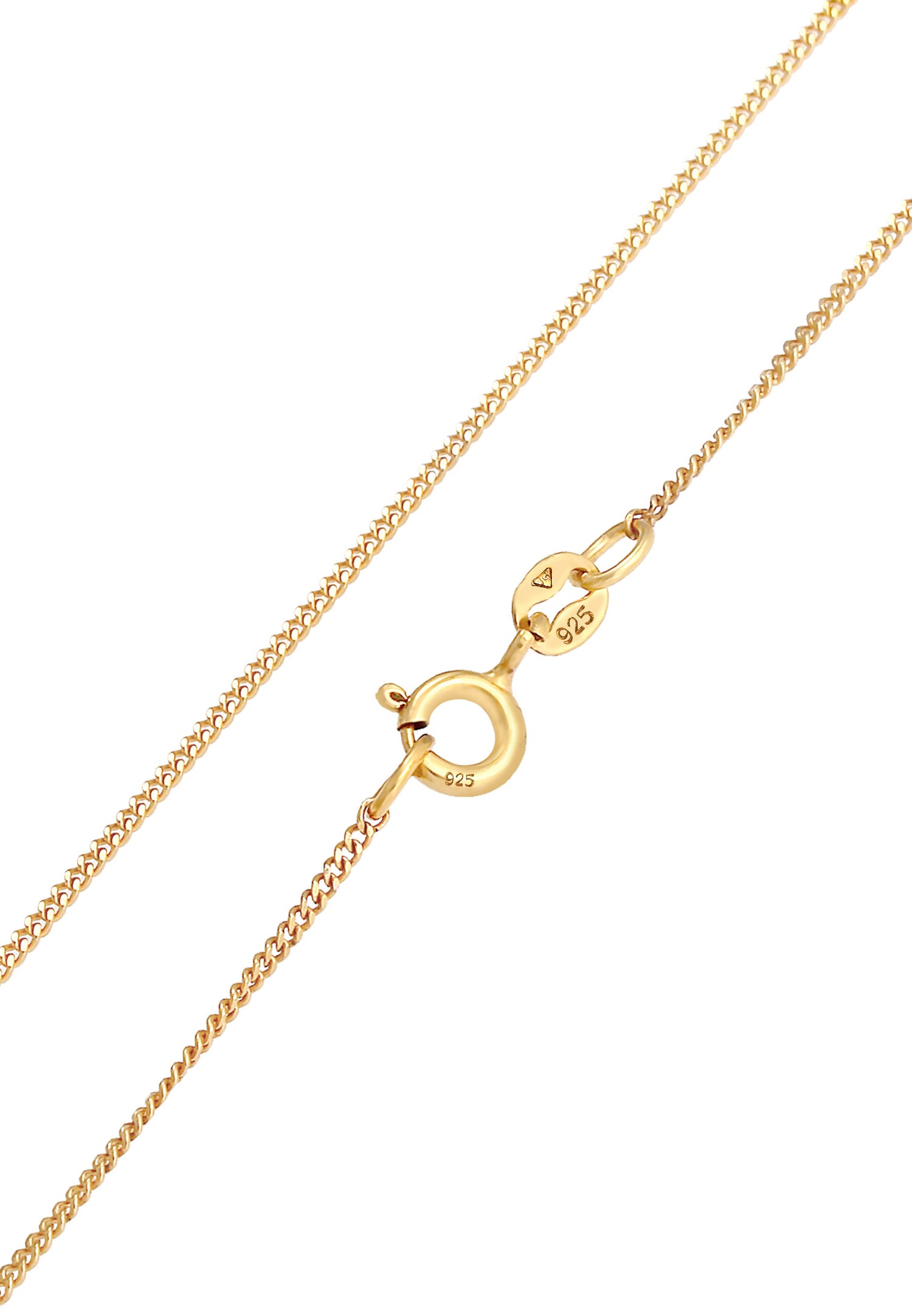 Elli Collier en Y pour dames plaque circulaire Geo Trend Boho en argent 925 Sterling
