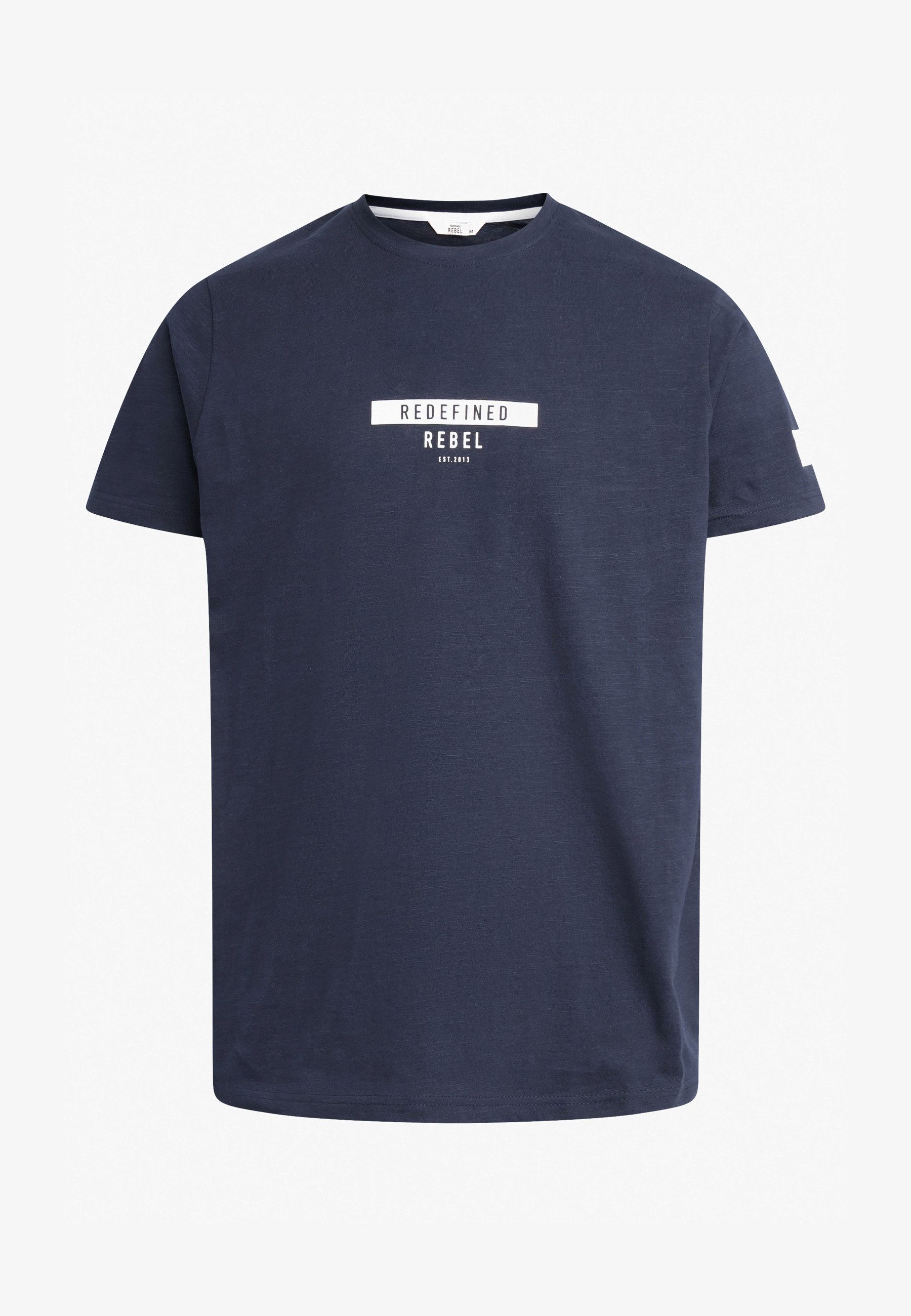 Redefined Rebel GUTI TEE - Koszulka z nadrukiem - sky captain