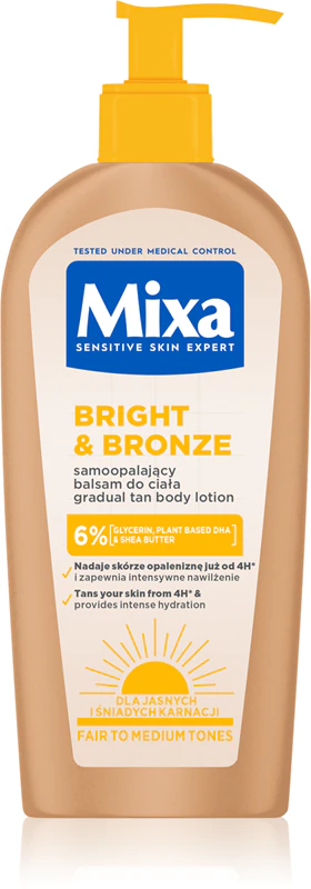 Mixa Bright & Bronze zelfbruinende bodylotion