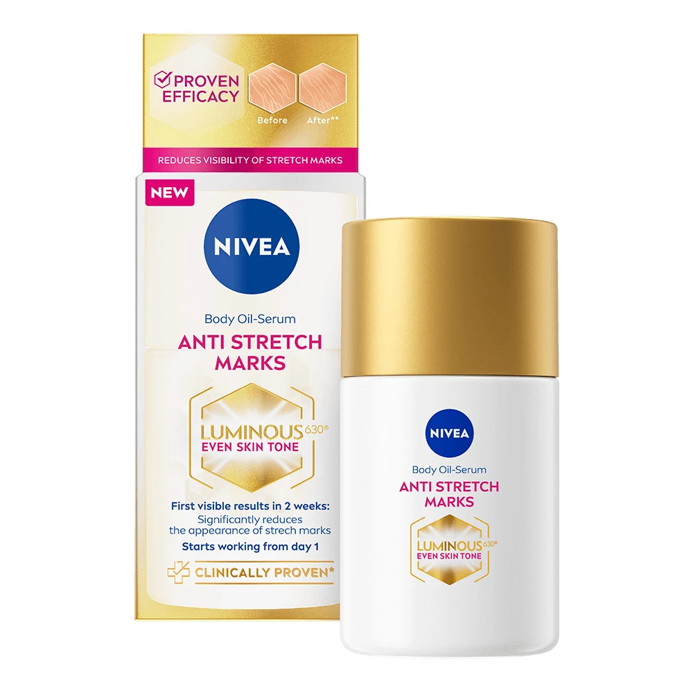 Luminous630 Testápoló Olaj Szérum Striák Ellen 200 ml - NIVEA