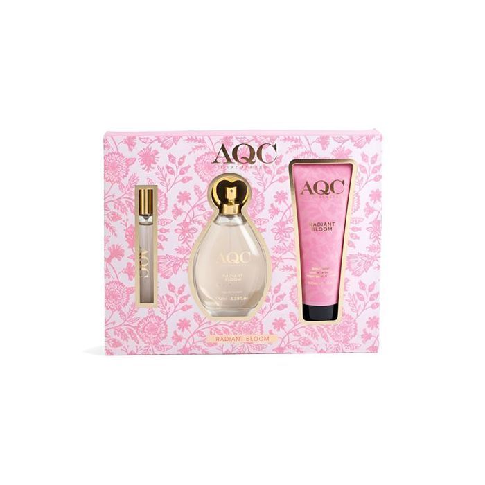 AQC Radiant Bloom EDT + Balm -tuoksulahjasetti