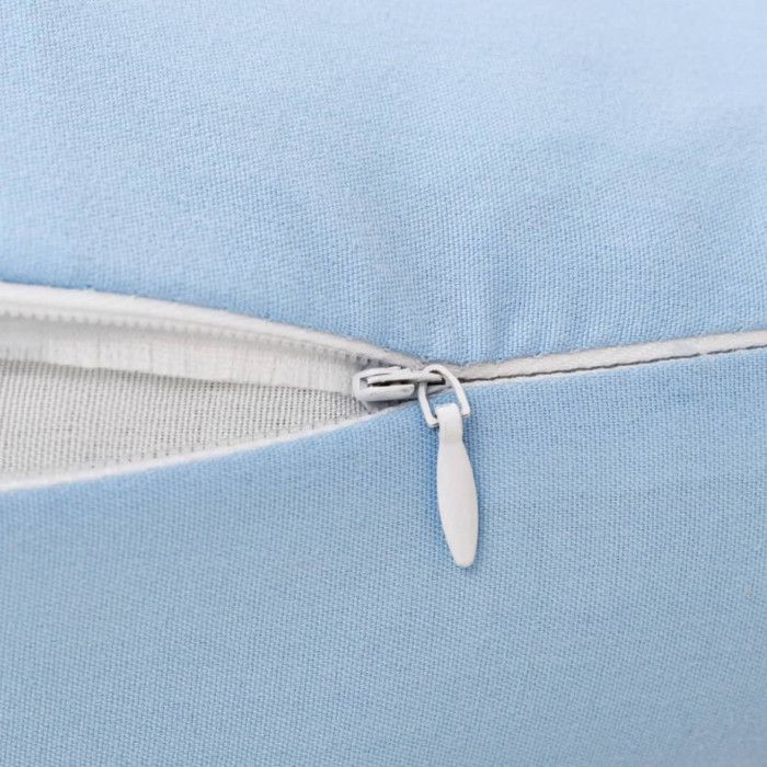 Almohada de embarazo en forma de J vidaXL 54 x 43 cm Azul