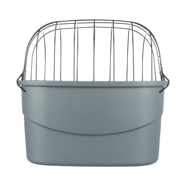 Plastic front bicycle basket, 42 × 39 × 30 cm