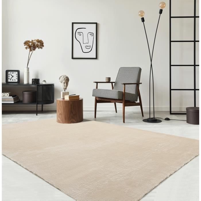 Olohuoneen matto - The Carpet Loft - Beige 240x340 - Moderni - Liukumaton - Hypoallergeeninen