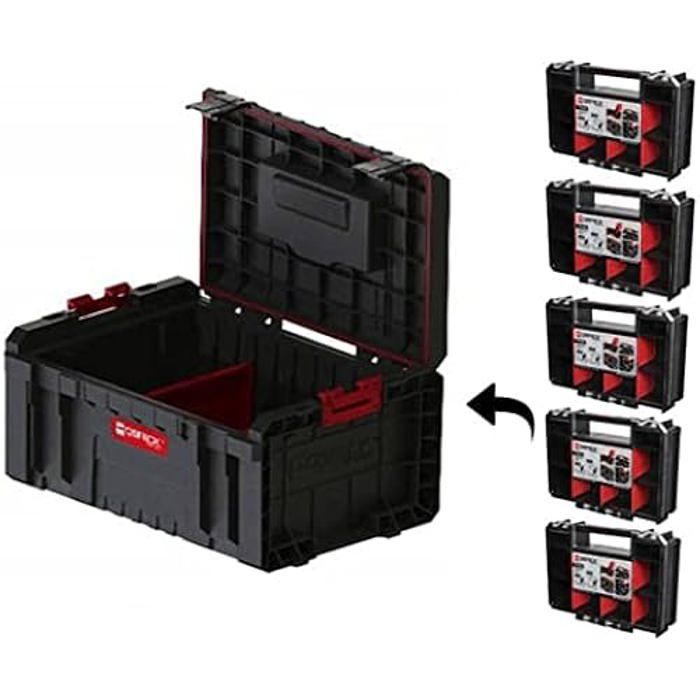 Modular toolbox - QBRICK SYSTEM - 5987 4256 - 19L - Waterproof - 10 removable compartments