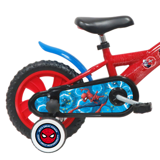  Bicicleta infantil do Homem-Aranha de 12 polegadas para crianças de 3 a 5 anos.