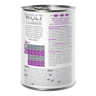 Wolf of Wilderness Senior 6 x 400g