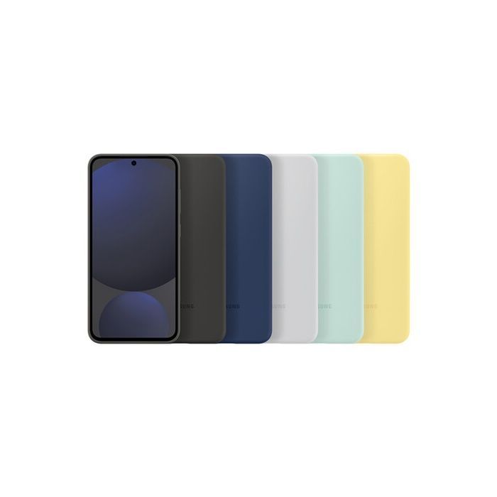 Custodia in silicone per Samsung Galaxy S24 FE Blu