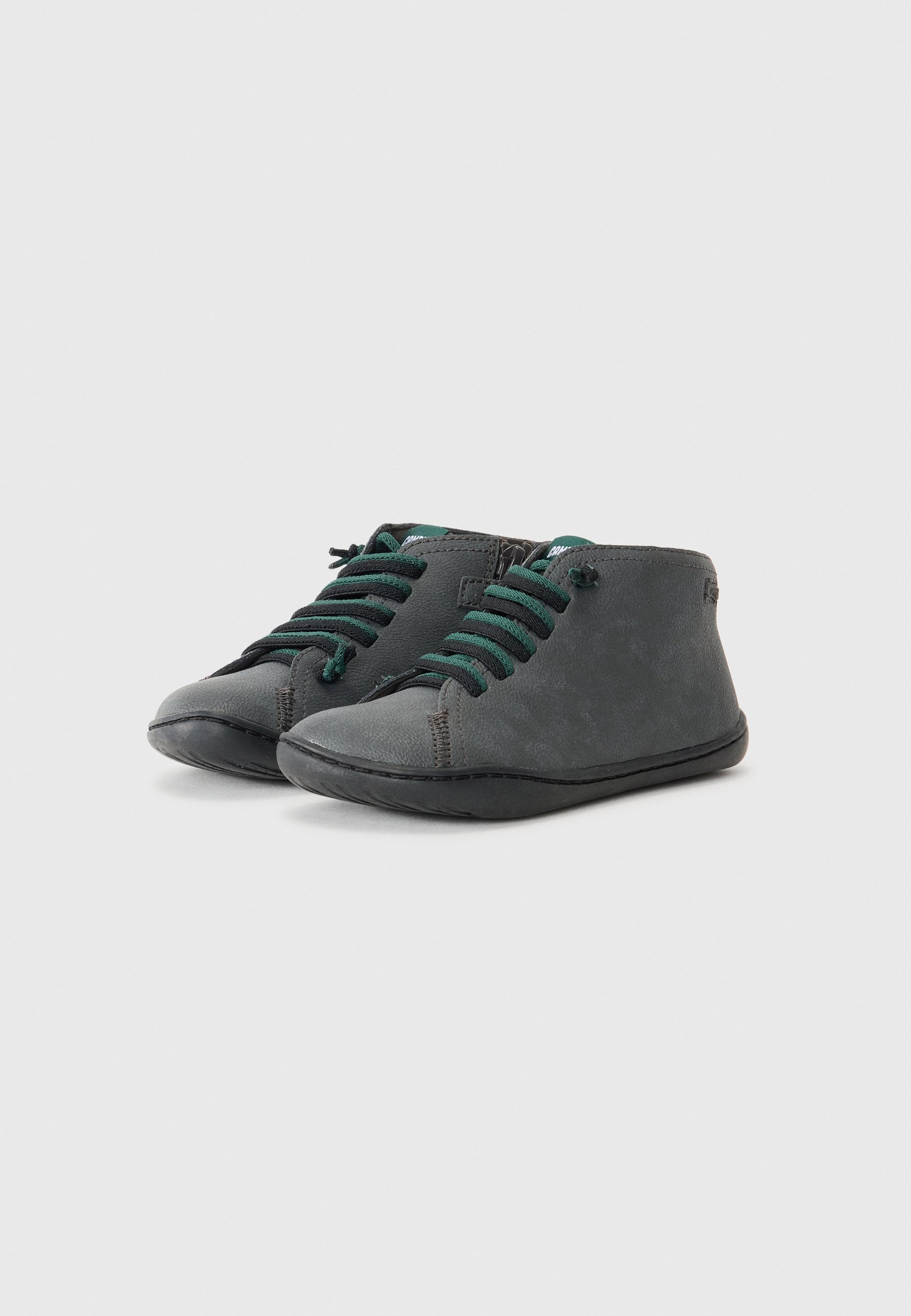Camper PEU CAMI UNISEX - Enkellaarsjes met vetersluiting - donkergrijs