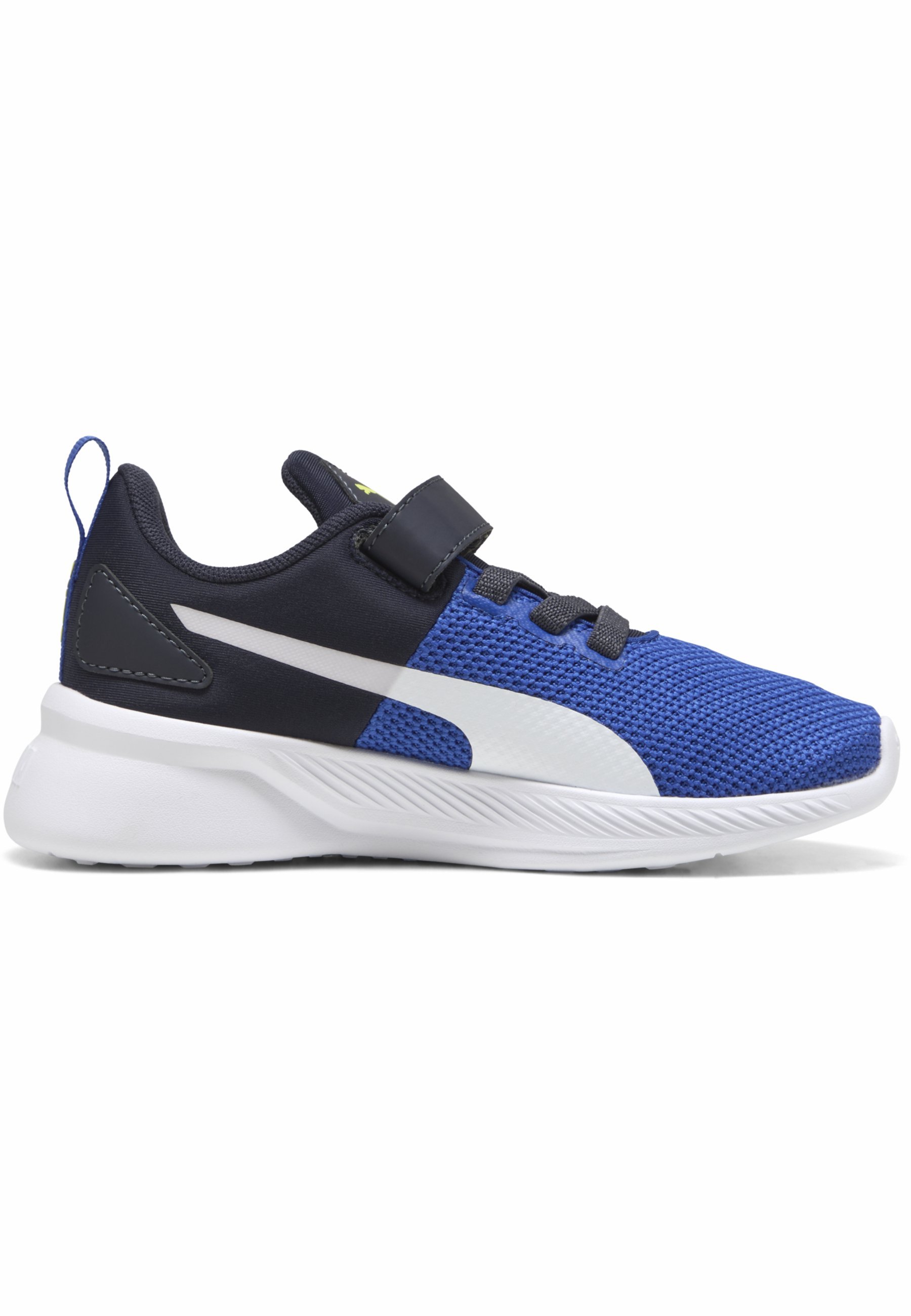 Puma FLYER RUNNER V PS - Scarpe da corsa su strada - blu acceso, blu navy e bianco