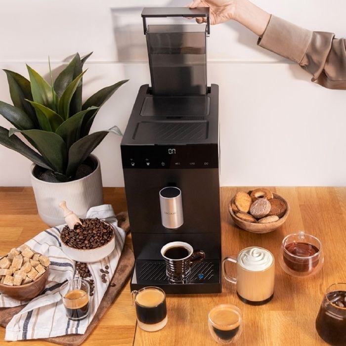 Cecotec Compacta Cremmaet Compact Super-Automatic Coffee Machine, 19 bars, Thermoblock system, freshly ground beans with plug