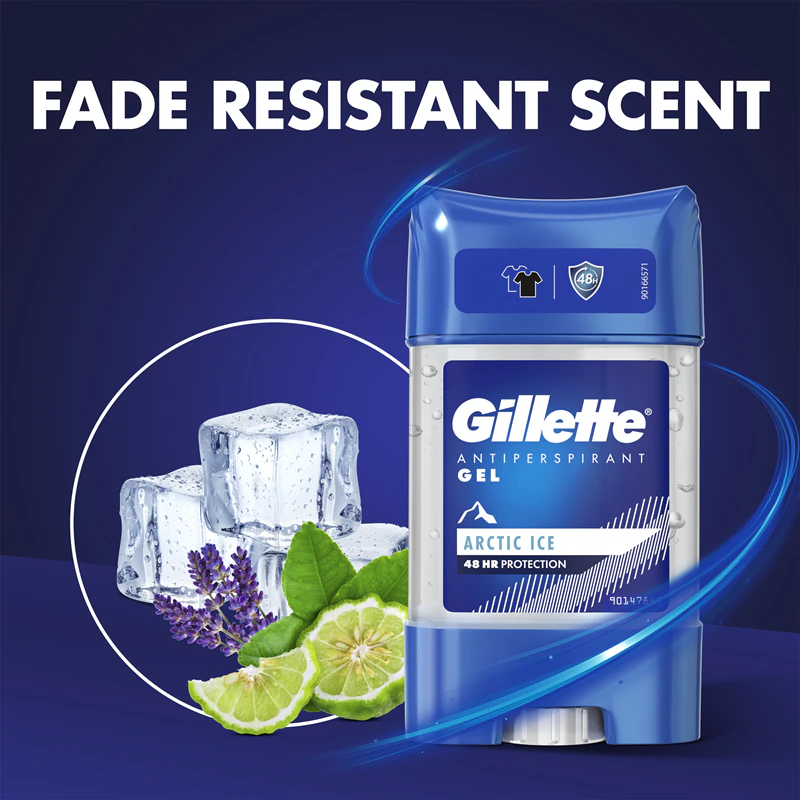 Antitranspirante Gillette Arctic Ice com żelu