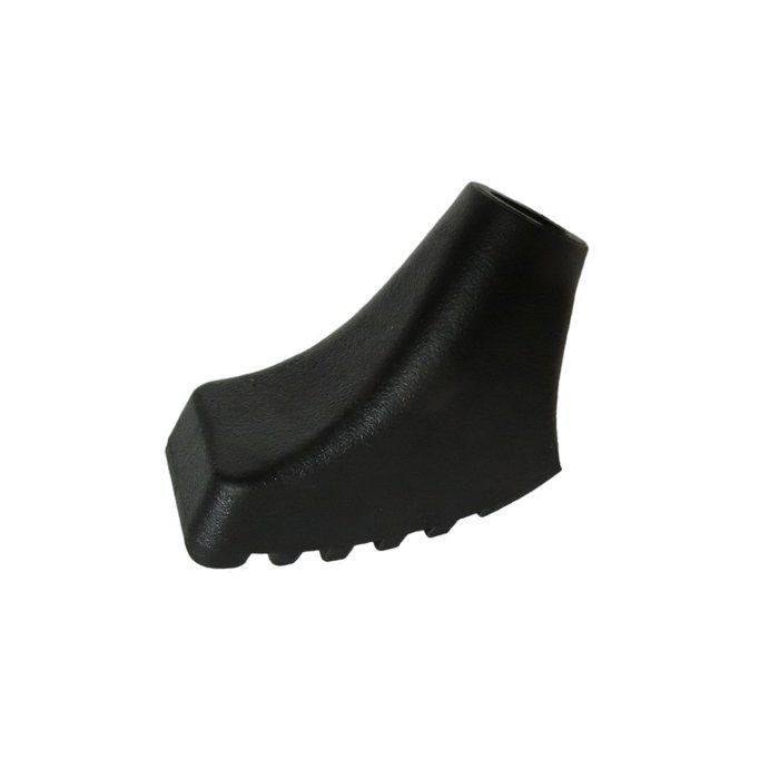 12 X-4TTW (soft) or X-4TTH (hard) Nordic walking pole tips - Rubber protection for 10mm hiking poles