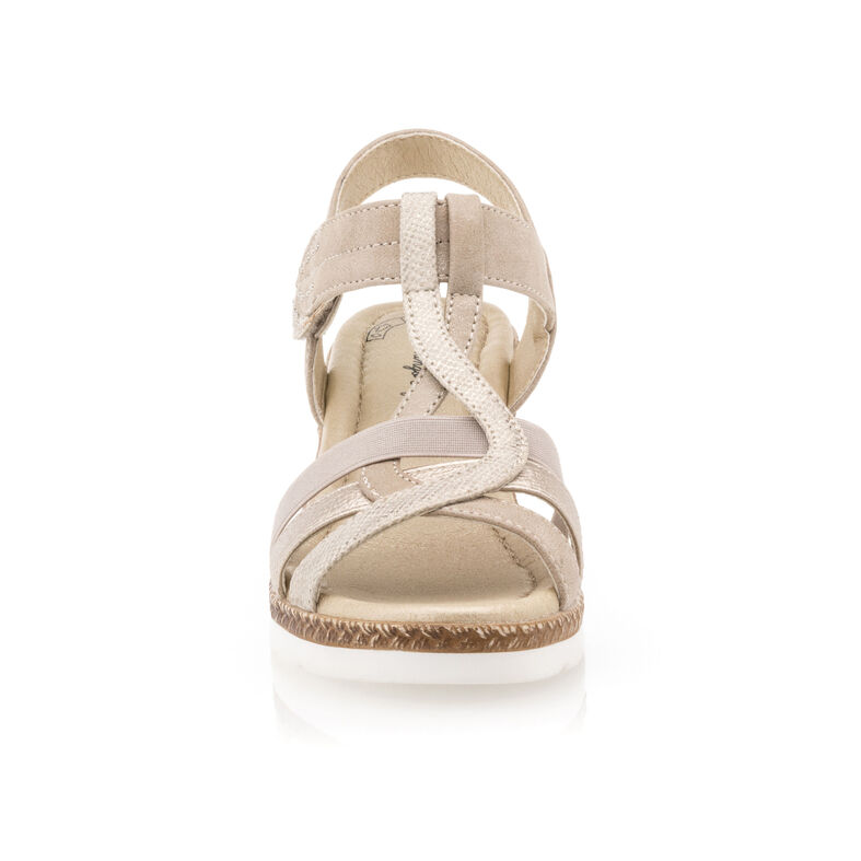 Sandalias amarillas para mujer / Zapatos de punta abierta