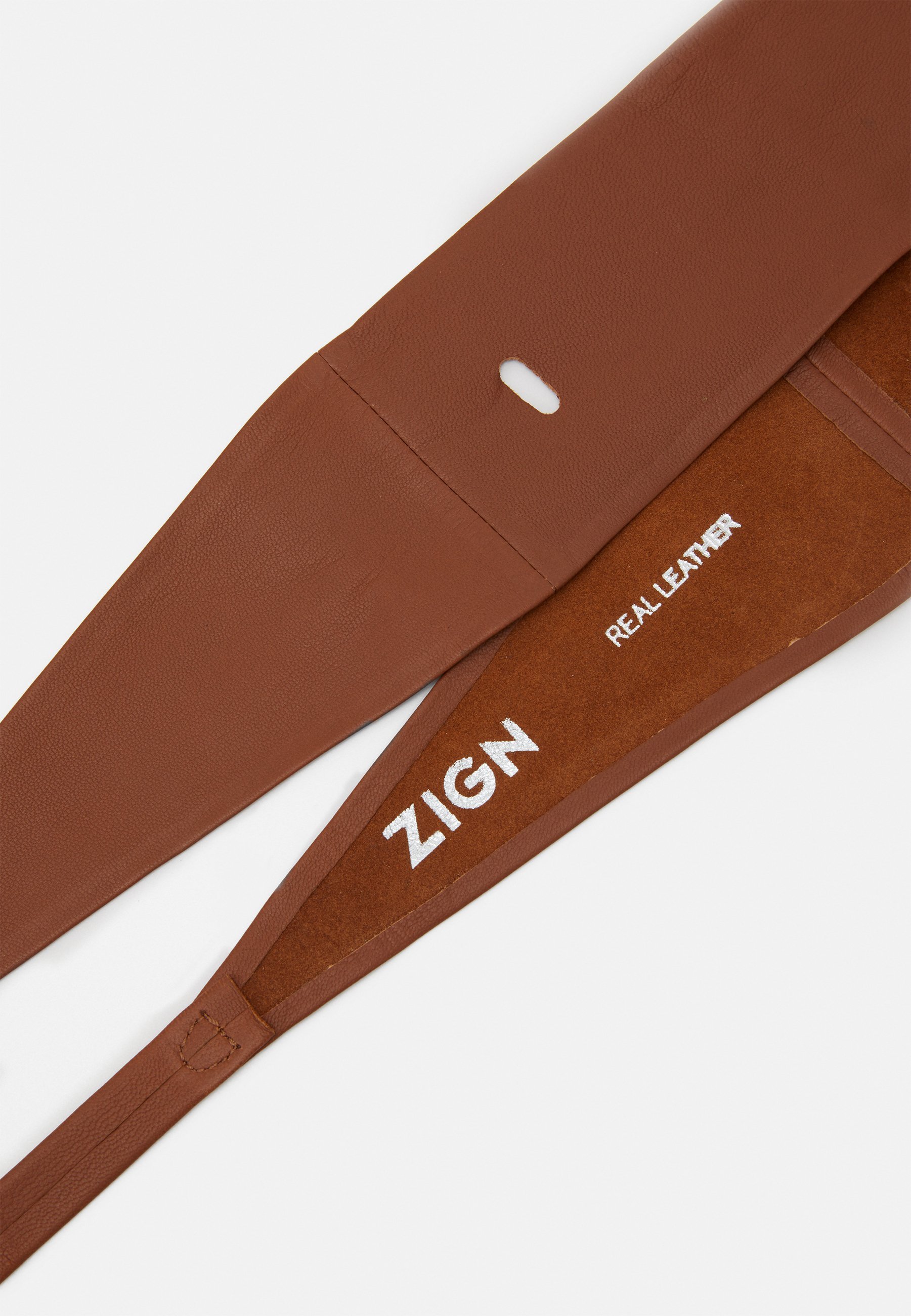Zign LEATHER - Tailleband - cognac