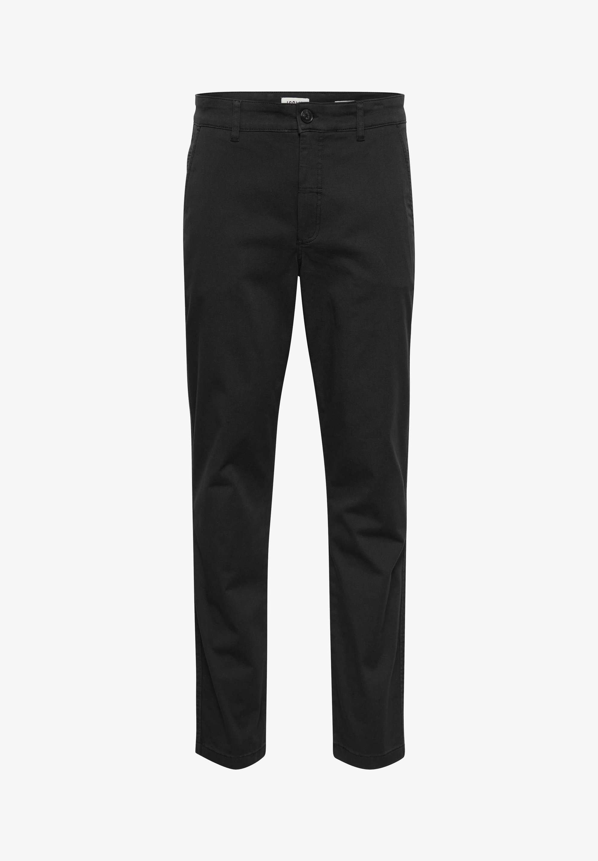 Effen SDERICO REGULAR FIT - Broek - echt zwart