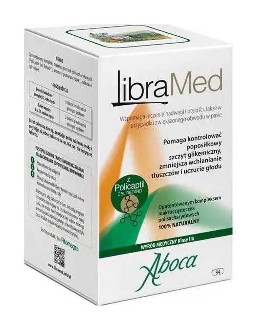 Aboca Libramed Fitomagra Preparat wspomagający redukcję wagi Tabletki