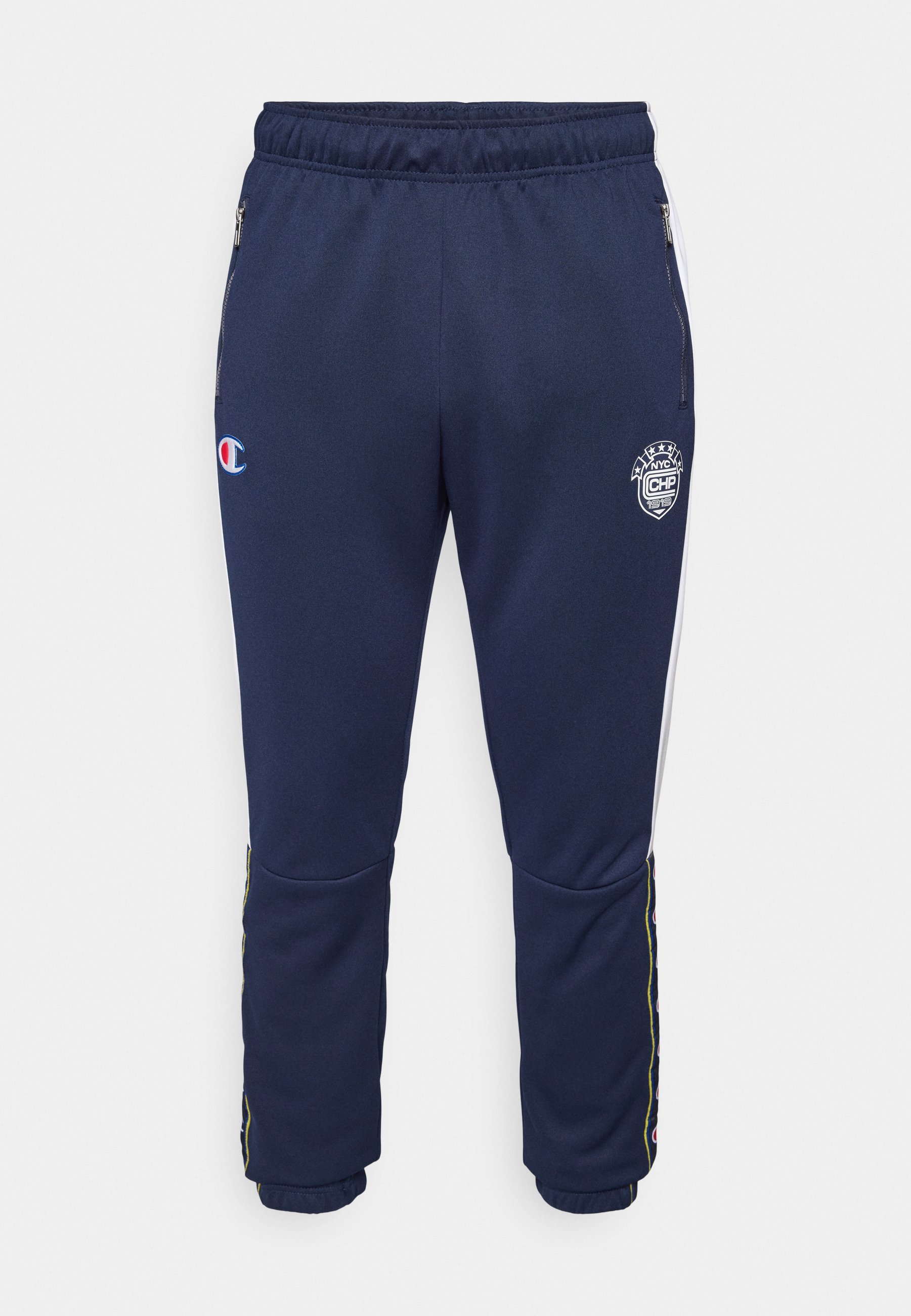 Champion SPORT HERITAGE ELASTIC CUFF PANTS INTERLOCK - Trainingsbroek - donkerblauw