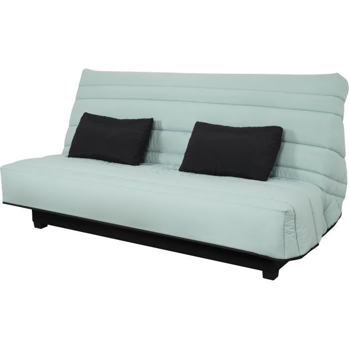 DUNLOPILLO Banquette clic clac 2 places - Vert - RÊVEUR