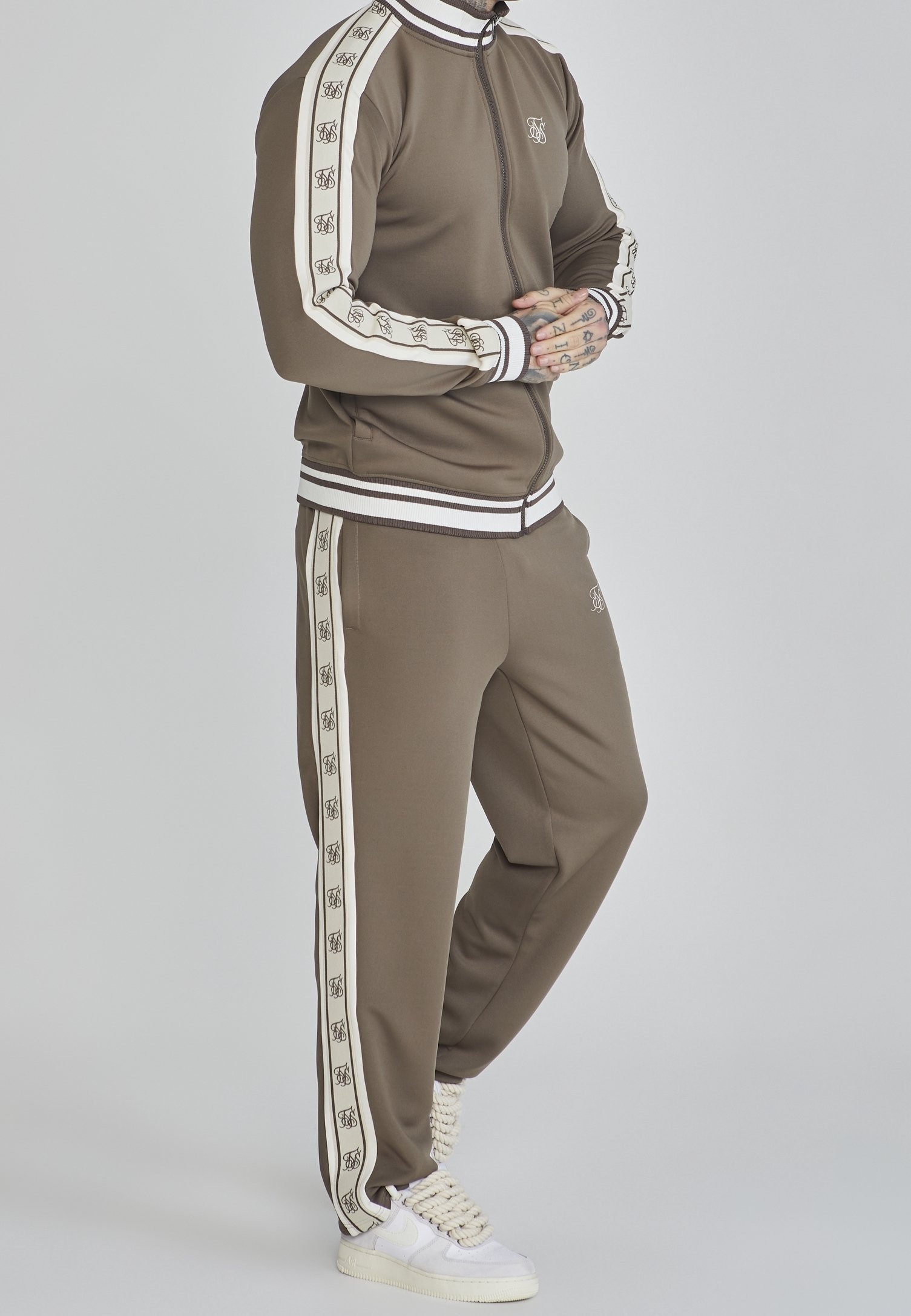 SIKSILK Treningsjakke - brun