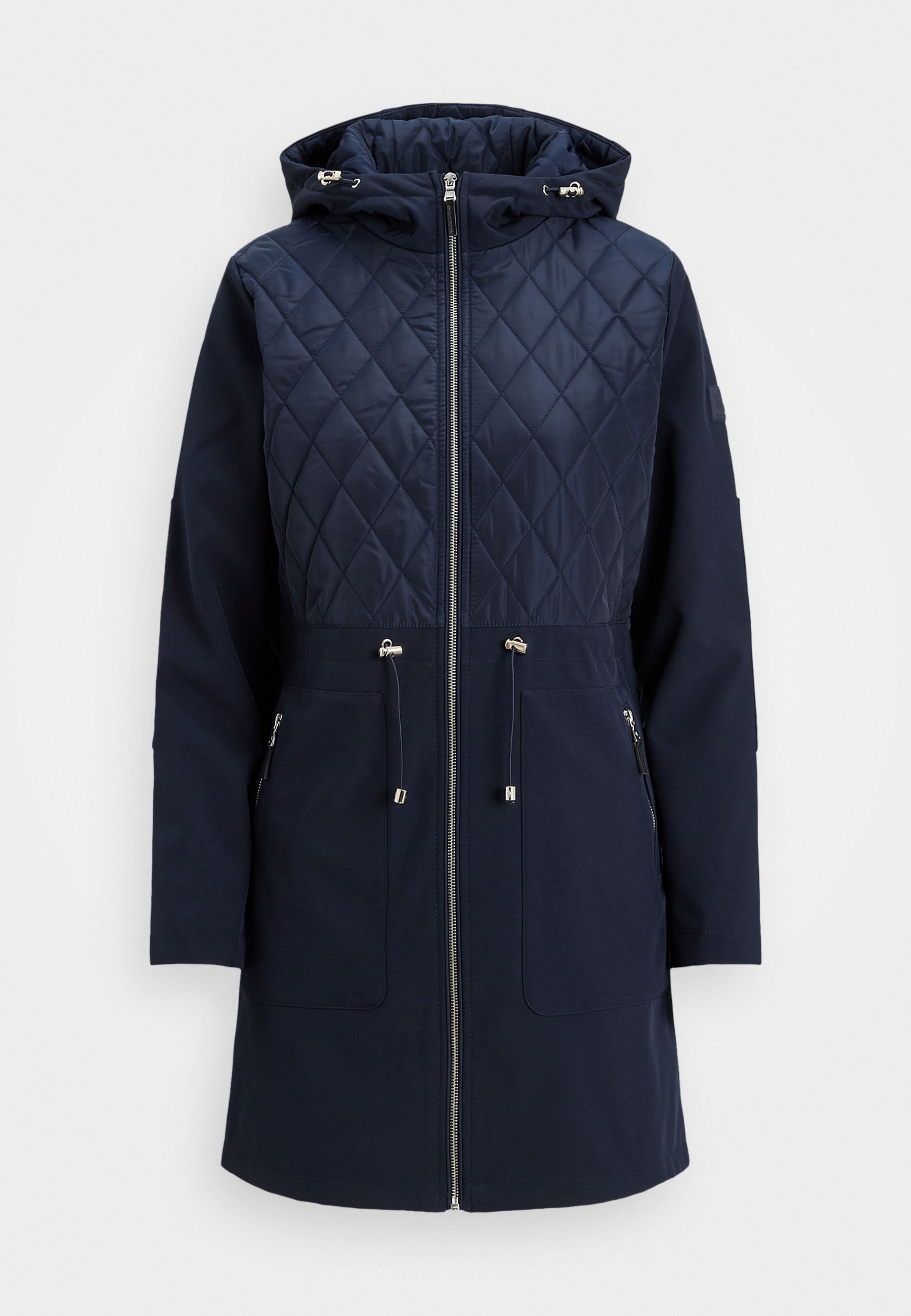 Veste matelassée à capuche et col montant Lauren Ralph Lauren Petite - Parka - marine