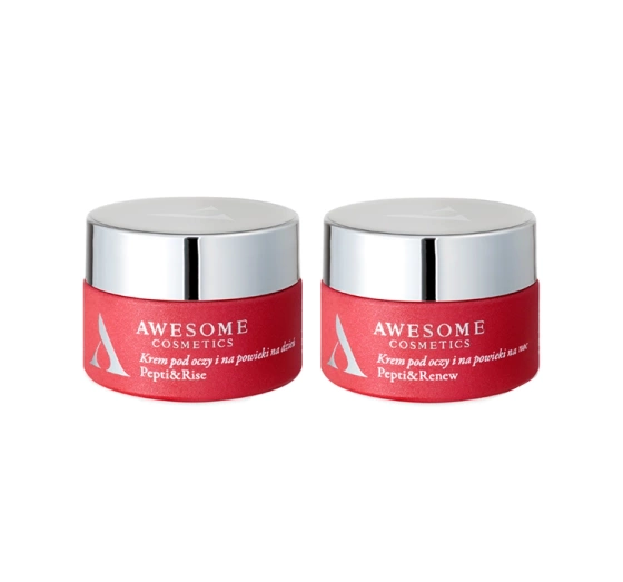 Awesome Cosmetics Pepti&More zestaw kremów pod oczy Pepti&Rise   Pepti&Renew 2 x 10 ml