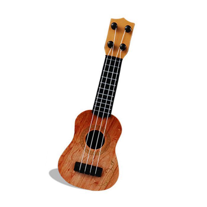 Jouet de guitare pour enfants, Simulation de musique en plastique pour filles et garçons, cadeau d'anniversaire sans Graffi