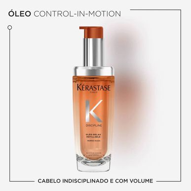 Huile Oléo-Relax rechargeable Kérastase Discipline pour cheveux volumineux et indisciplinés 75 ml