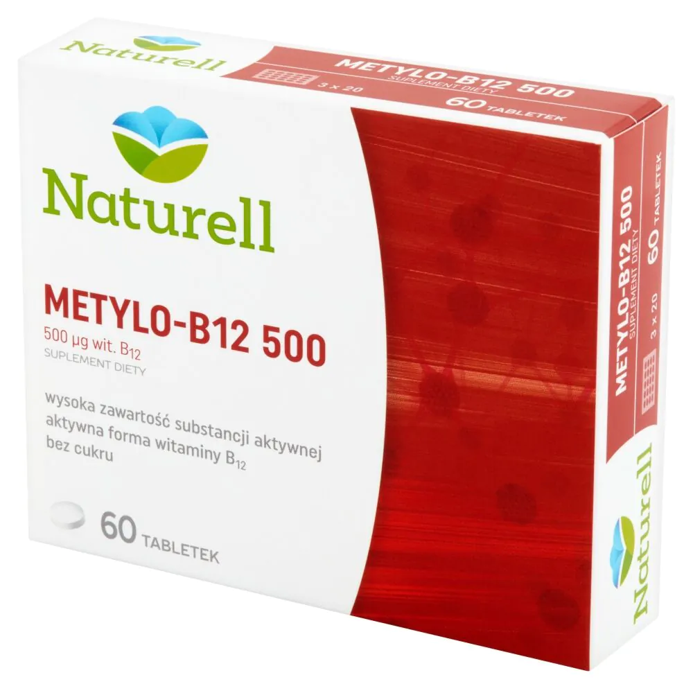 Naturell Metylo-B12 500 mg,Tabletki