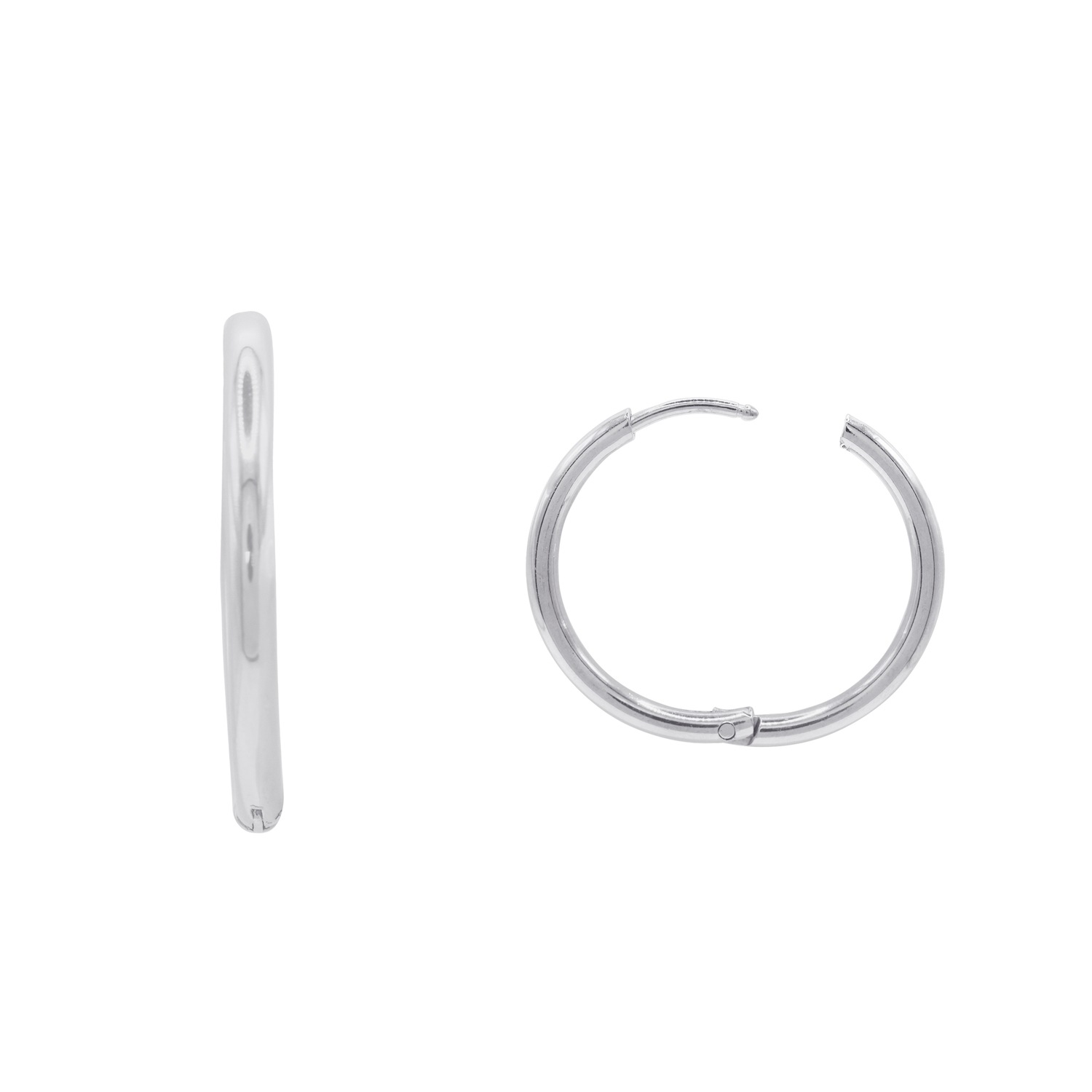 Heideman Boucles d'oreille Emma couleur argentée polie