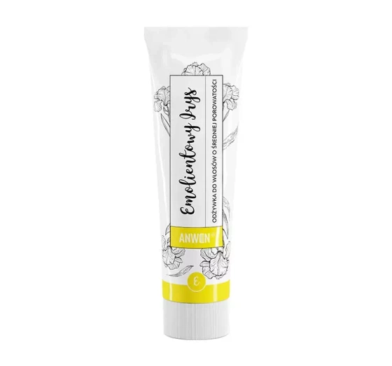 Anwen Emolientowy Irys odżywka do włosów o średniej porowatości w aluminiowej tubie 100 ml