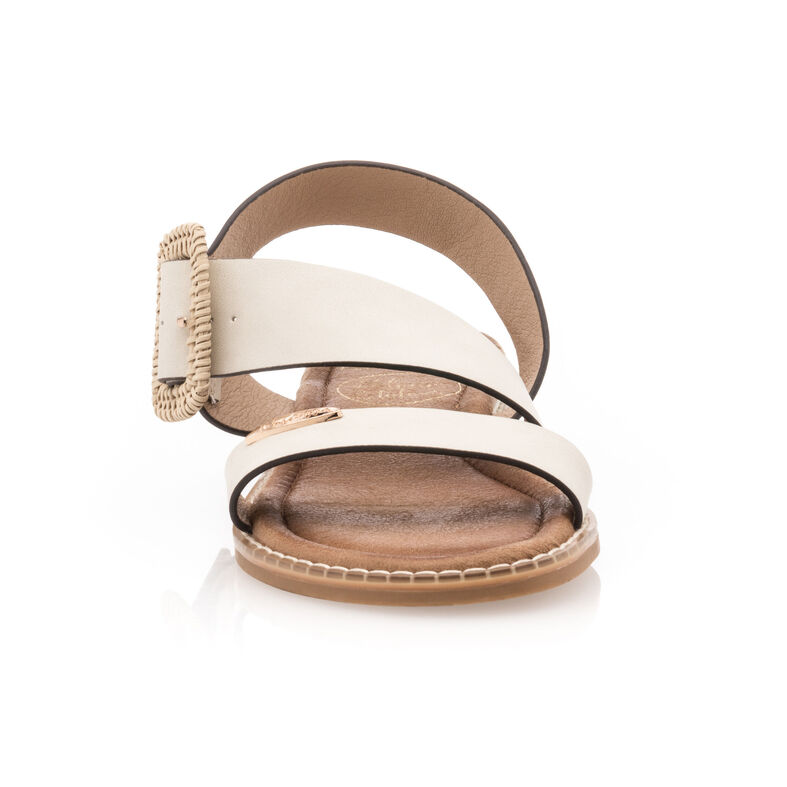 Beige sandaler / sko med åpen tå til dame