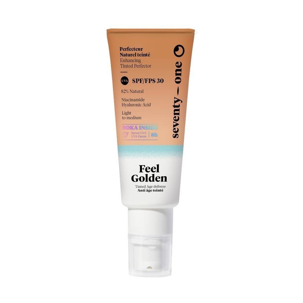 SeventyOne Percent obarvana dnevna krema Feel Gold - 40 ml