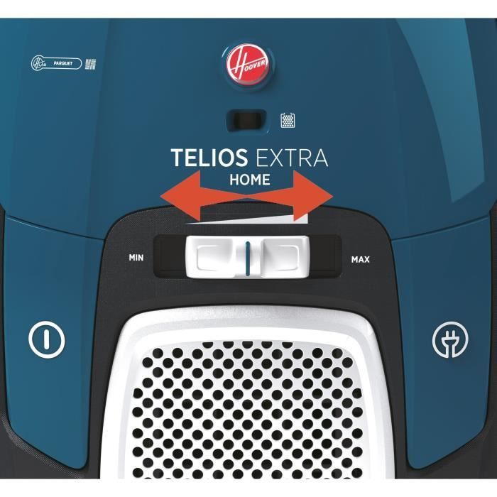 HOOVER TXL10HM - Krachtige 700 Watt stofzuiger met stofzak en grote capaciteit van 3,5 liter, stil (69 dB), compact, inclusief parketborstel en kierenzuigmond.