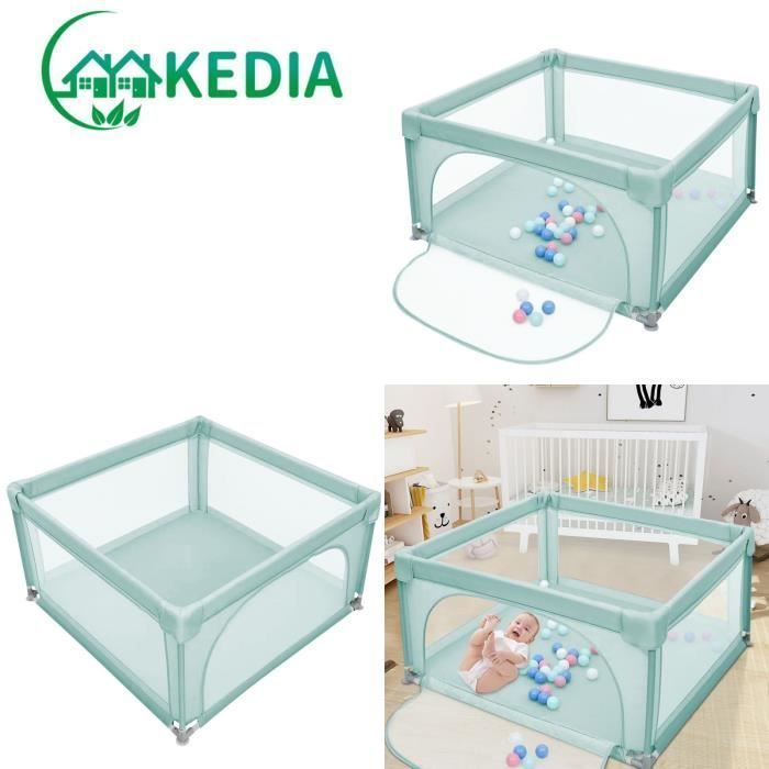 KEDIA. Parc bébé, parc enfant en tissu oxford, avec maille Respirante, Parc de Jeu pour Bébé, 120*120*66cm