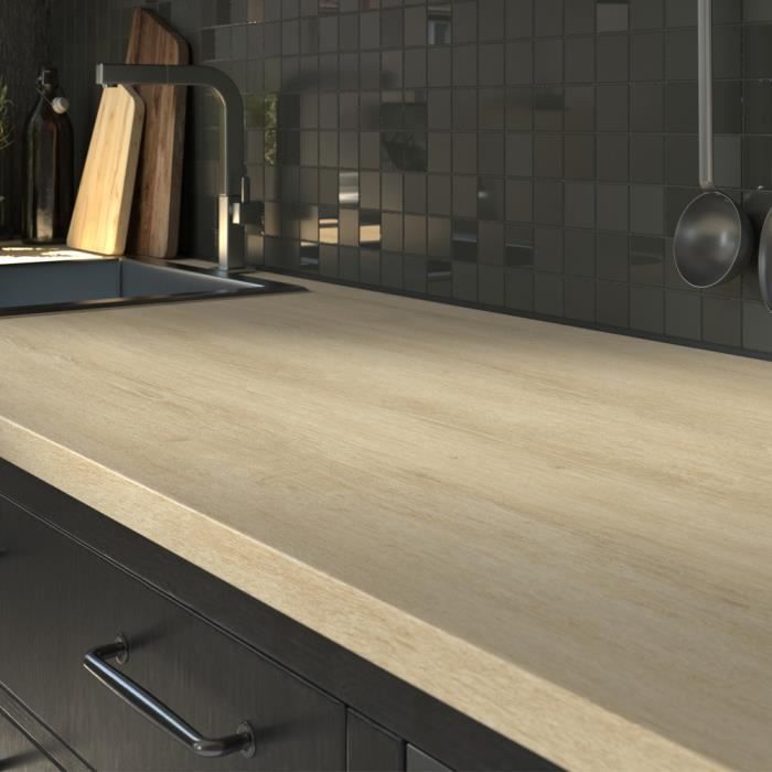 Encimera laminada de roble CPL 2770 x 640 x 38 mm - PEFC 75% - Colección Essential FORESTEA. Dimensiones: 2750 mm x 640 mm x 38 mm