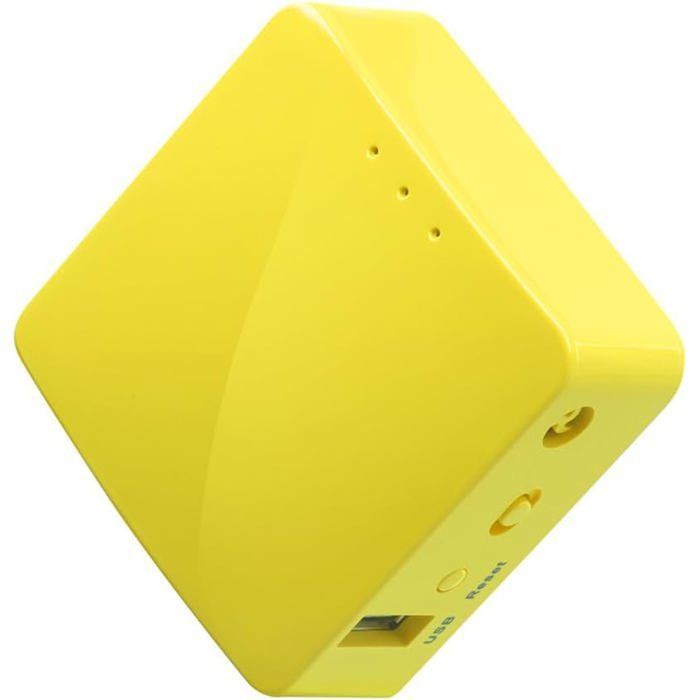 Roteador VPN Wi-Fi portátil GL-MT300N-V2 Mango Mini, OpenWRT, Ponto de Acesso/Repetidor, 2 Portas Ethernet, USB 2.0, 128 MB de RAM