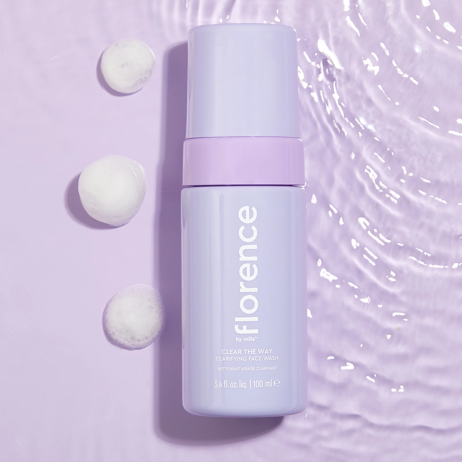 Gel de curățare facială clarificator Clear The Way 100 ml - Florence By Mills