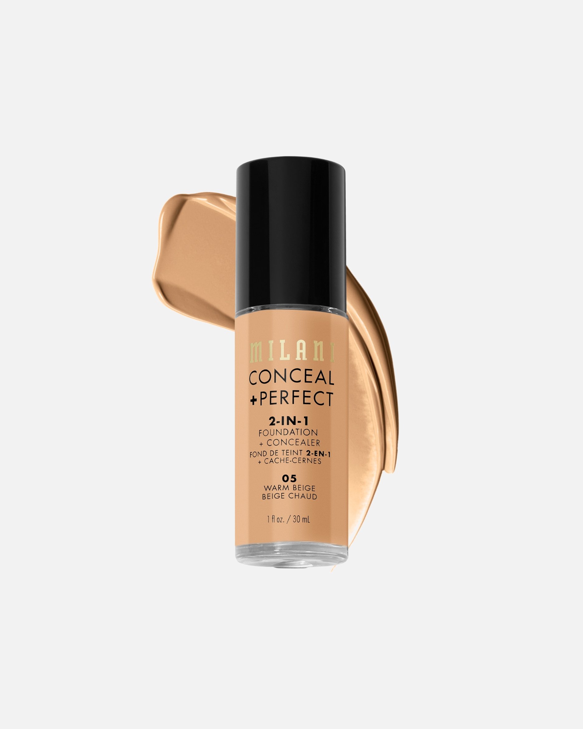 Milani Foundation 2-in-1 korektors + - 30 ml