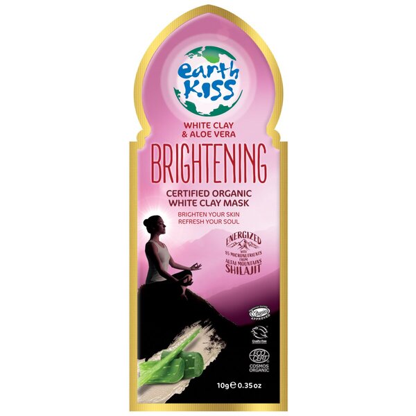 Masques éclaircissants à l'argile blanche et à l'aloe vera Earth Kiss<br>5 pièces