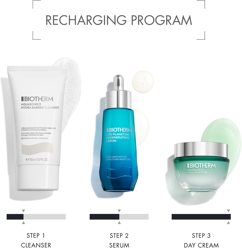 Gel hidratante facial Biotherm Aquasource Hyalu Plump Gel