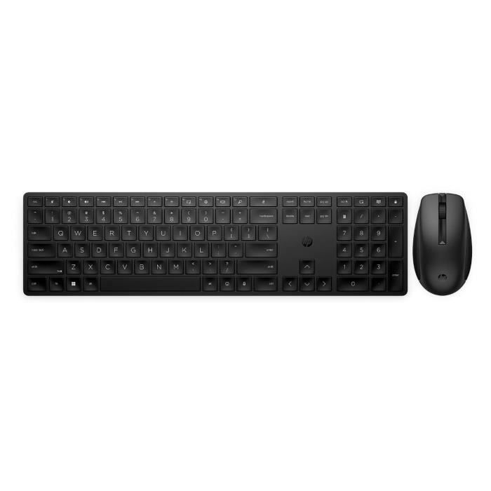 HP 650 Wireless Keyboard and Mouse Combo - AZERTY - Black